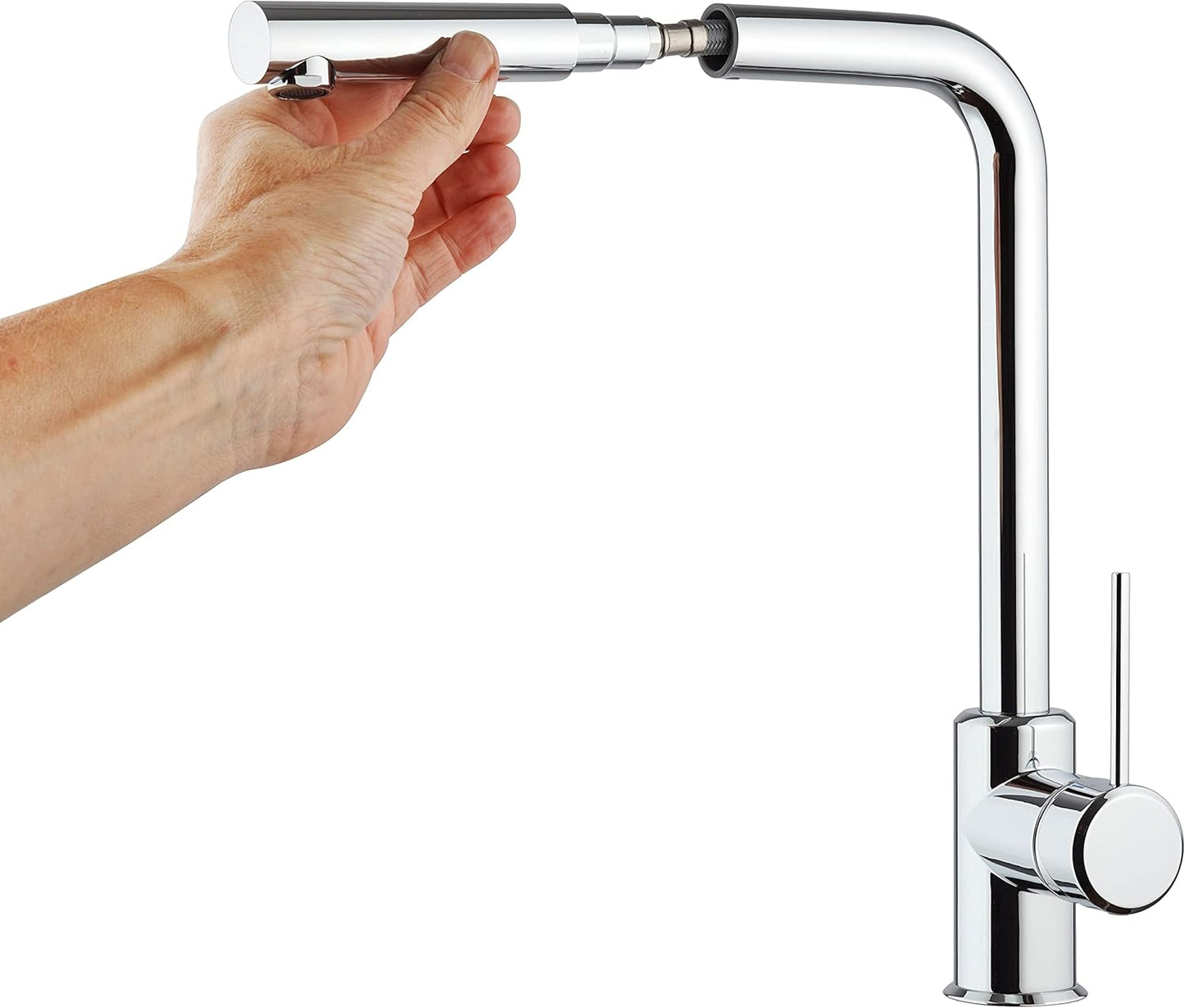 BASIK-MISCELATORE CROMATO DOCCIA ESTRAIBILE