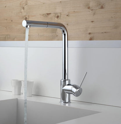 BASIK-MISCELATORE CROMATO DOCCIA ESTRAIBILE