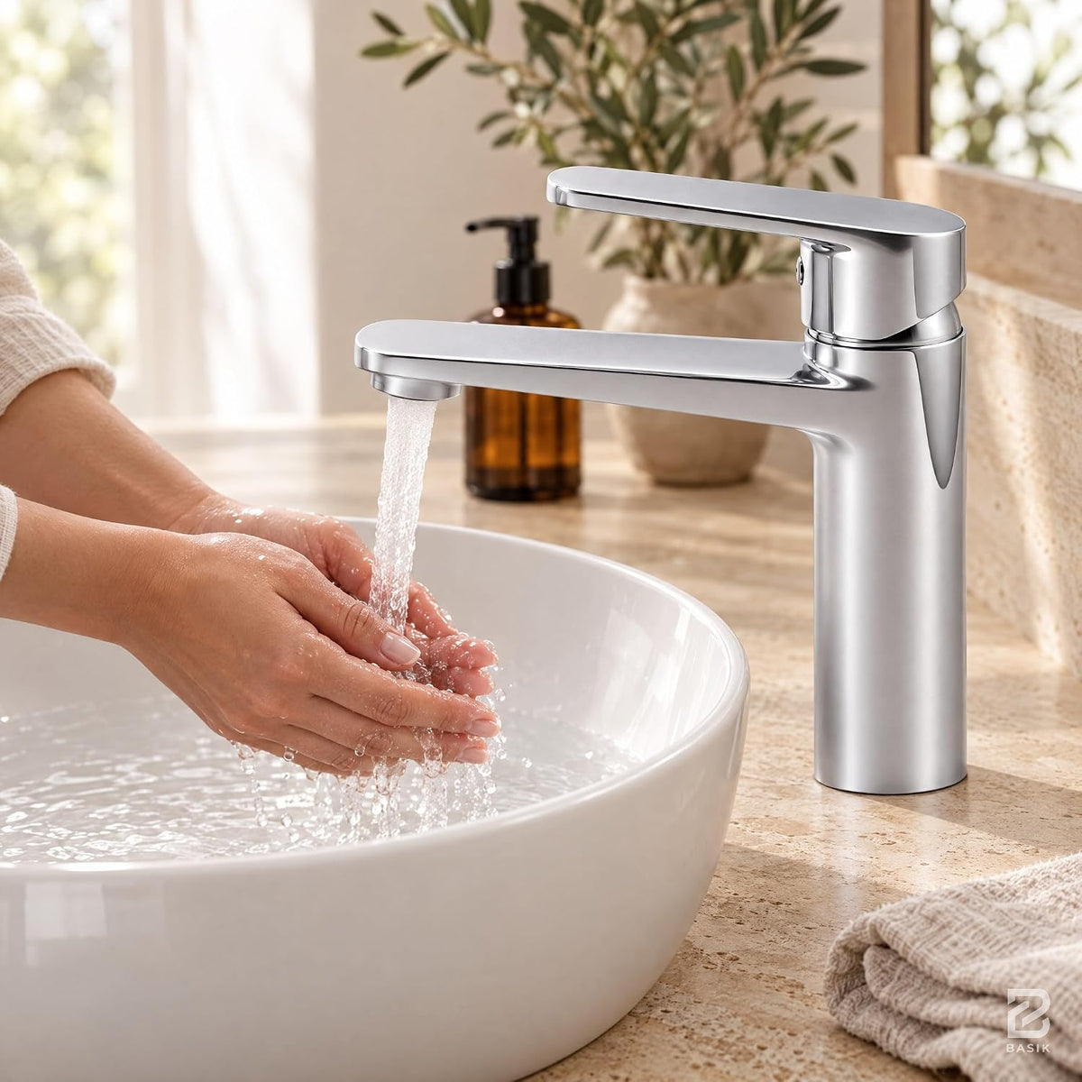 BASIK Morgan – Miscelatore Lavabo Cromato – foto 5
