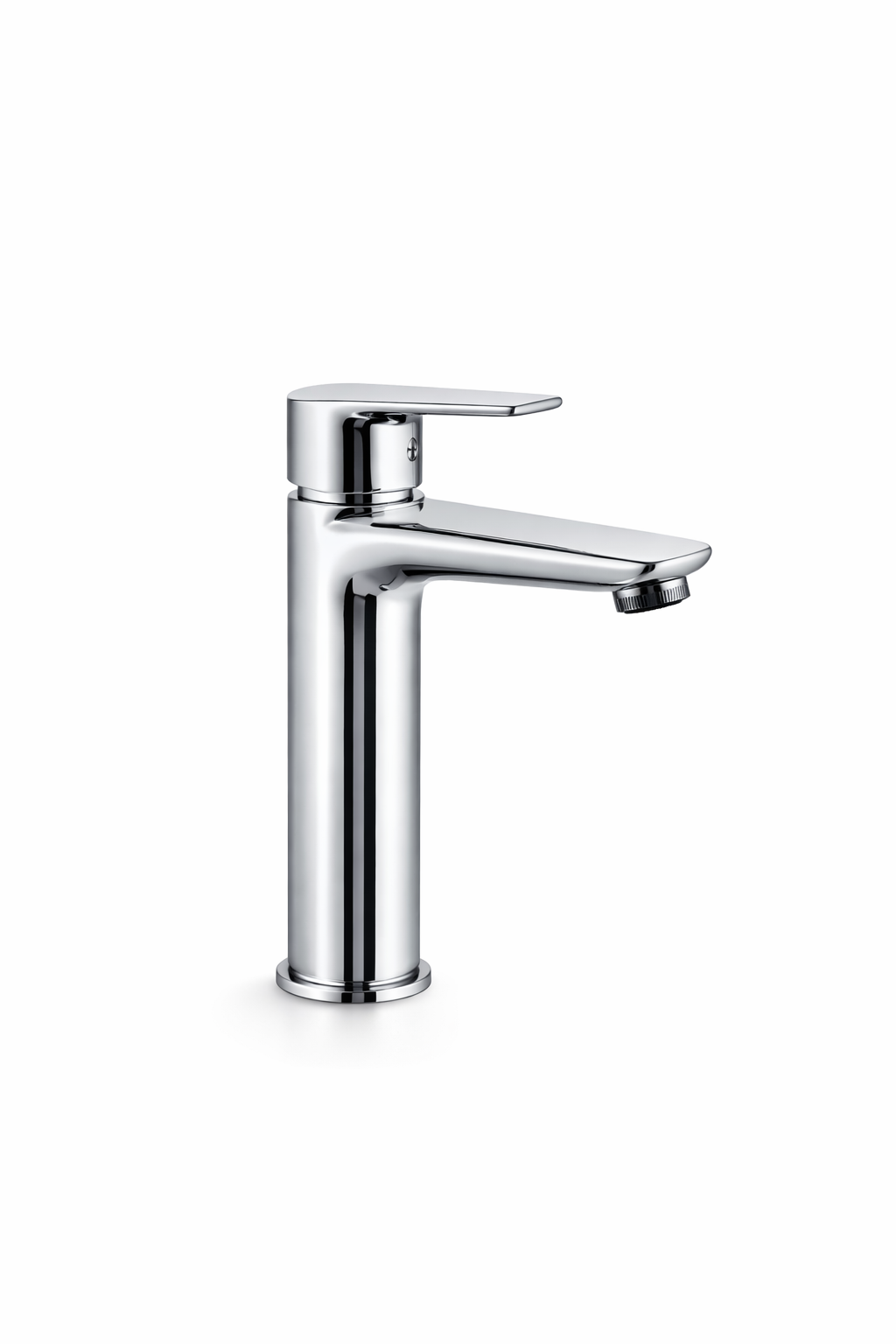 Miscelatore lavabo cromato in ottone – linee moderne