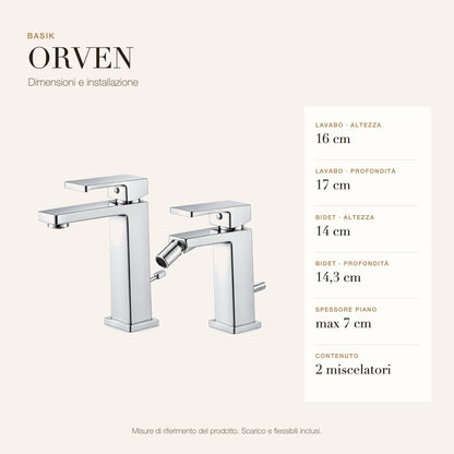 BASIK ORVEN SET dimensioni