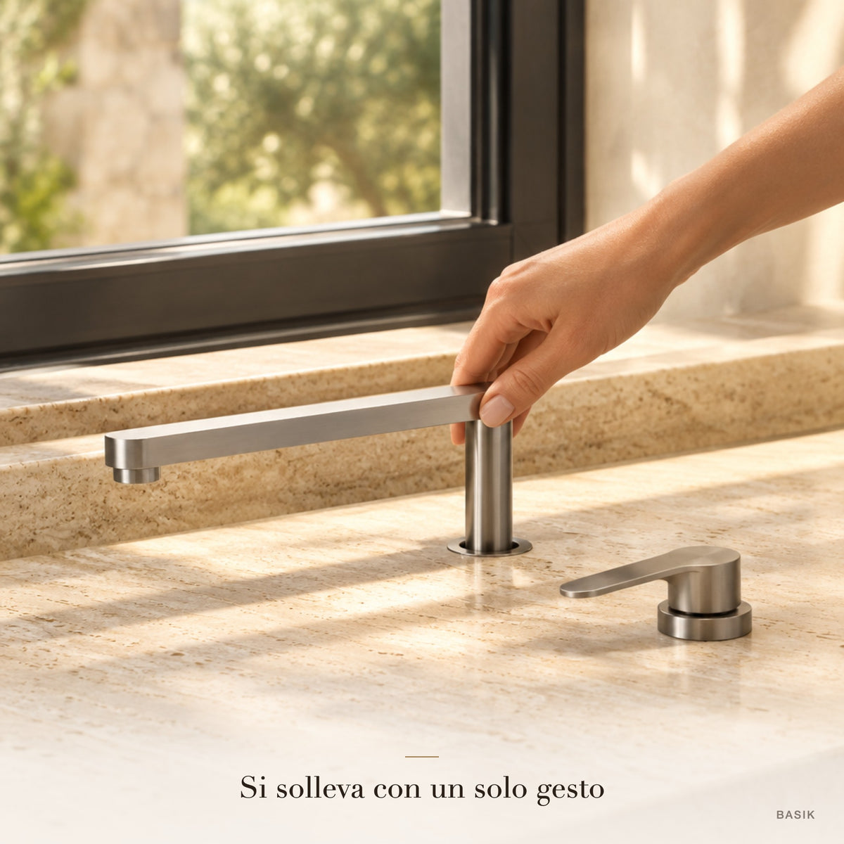 BASIK RIVA-INOX gesto