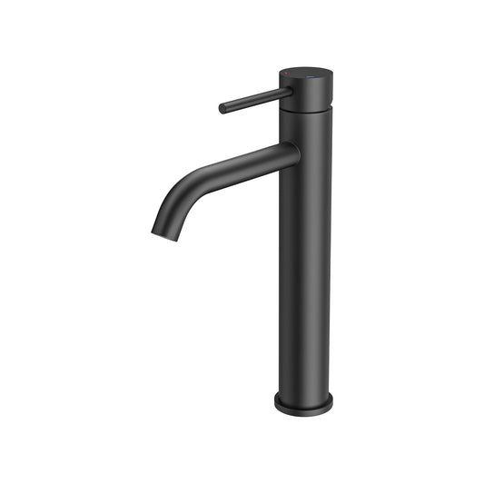 BASIK Miscelatore Lavabo Alto, Nero Opaco