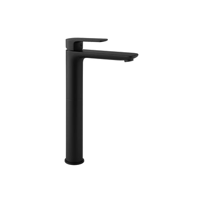MISCELATORE LAVABO ALTO CRIS NERO