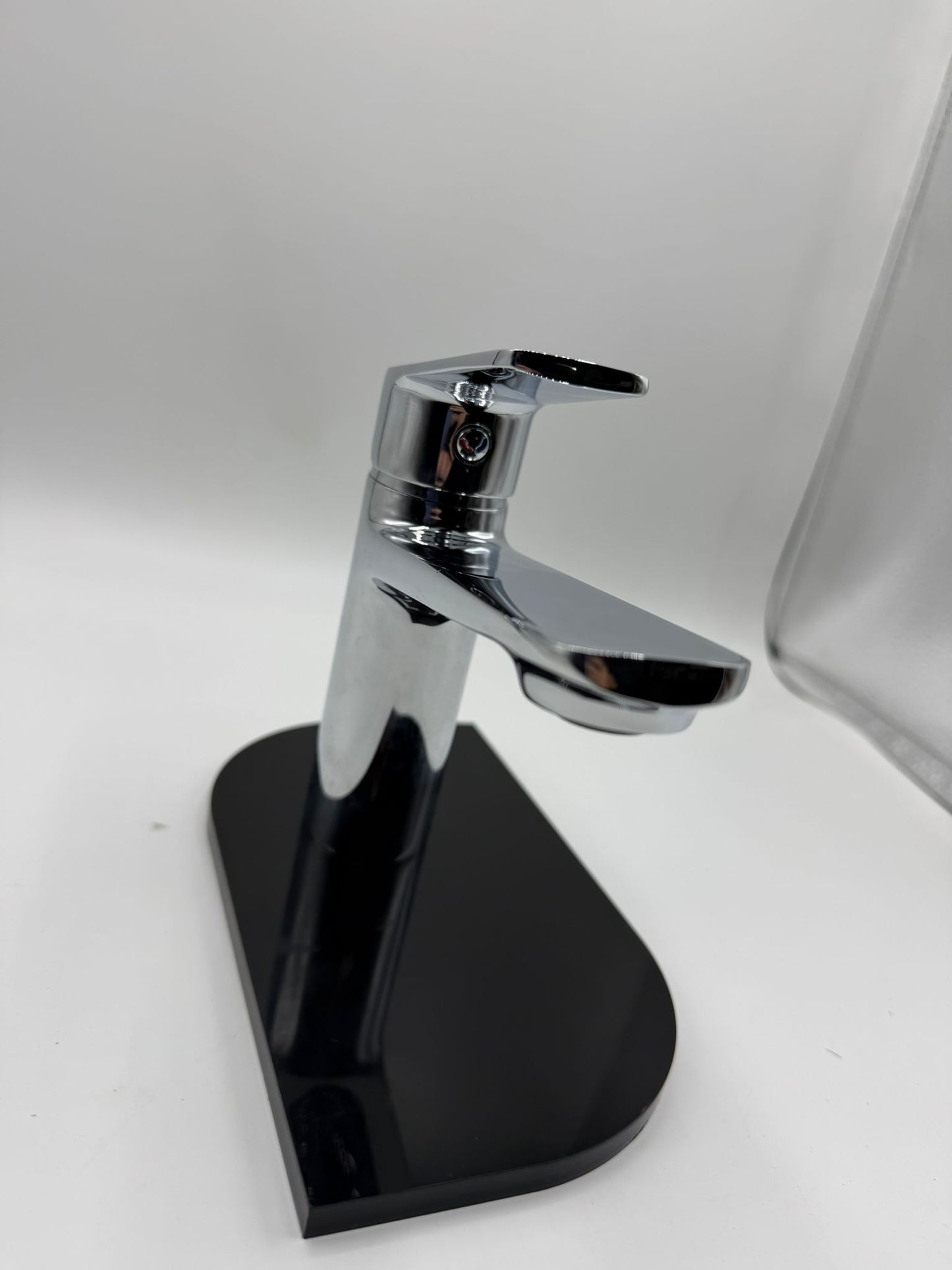 BASIK MORGAN Miscelatore Lavabo Cromato – Rubinetto Monocomando Bagno Moderno in Ottone con Cartuccia Ceramica 35 mm – Design Elegante e Finitura Lucida Anticalcare